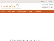 Tablet Screenshot of moramodules.com